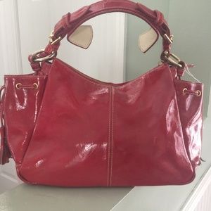 Dooney Bourke red leather purse